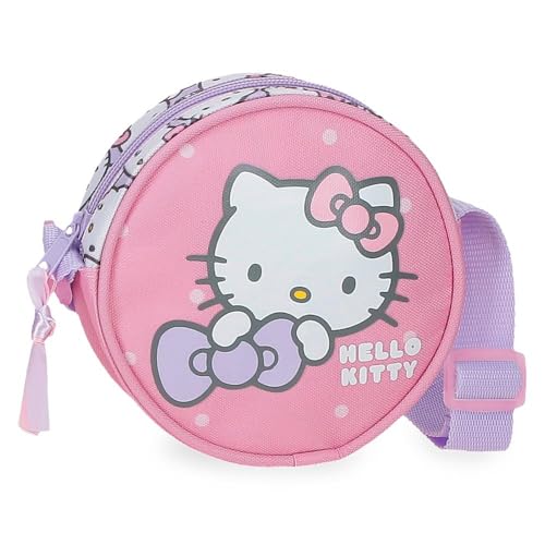 Hello Kitty My Favourite Bow, Federmäppchen für Kinder, aus Polyester, ideale Größe zum Mitnehmen im Rucksack von Joumma Bags., Rosa, Umhängetasche von Hello Kitty