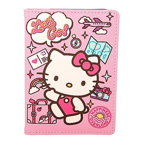 Hello Kitty Sanrio Reisepassh lle, Reisezubeh r, offizielles Lizenzprodukt, Mehrfarbig, Classic von Hello Kitty