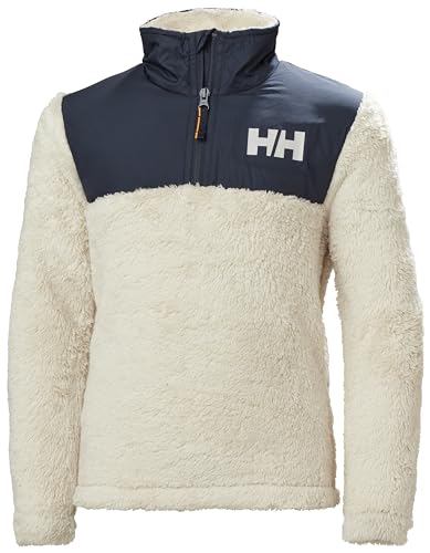 Junior Unisex Helly Hansen Jr Champ 1/2 Zip Midlayer, Creme, 12 von Helly Hansen