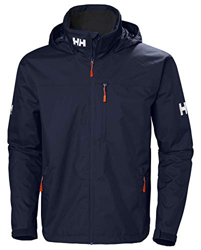 Herren Helly Hansen Crew Hooded Jacket, Marineblau, S von Helly Hansen