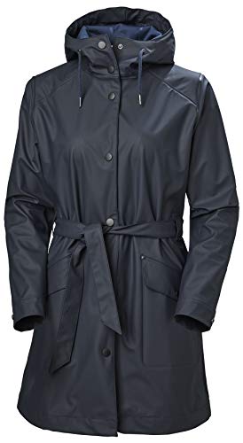 Damen Helly Hansen W Kirkwall II Raincoat, Marineblau, XL von Helly Hansen
