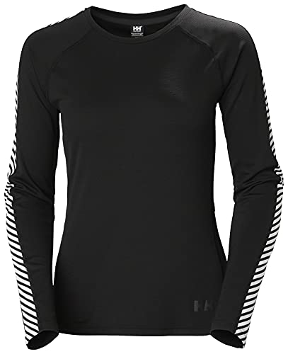 Damen Helly Hansen W Lifa Active Stripe Crew, Schwarz, XL von Helly Hansen