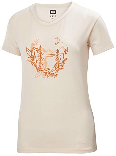 Helly Hansen Damen Skog Graphic T-Shirt, Light Rose, L von Helly Hansen