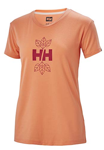 Helly Hansen Damen Skog Graphic T-Shirt, Melon, XS von Helly Hansen