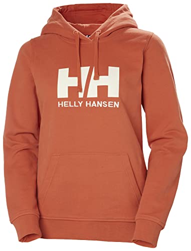 Helly Hansen Womens Current Model W HH Logo Hoodie, Terracotta, XS von Helly Hansen