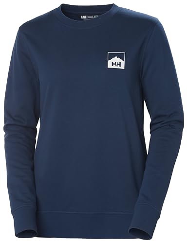 Damen Helly Hansen W Nord Graphic Sweatshirt, Ozean, S von Helly Hansen