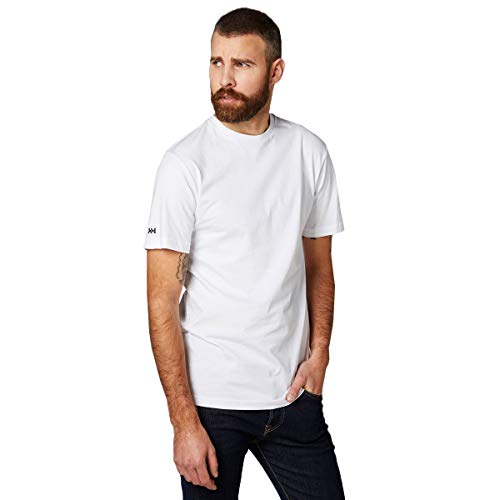 Herren Helly Hansen Crew T-Shirt, Weiß, 2XL von Helly Hansen