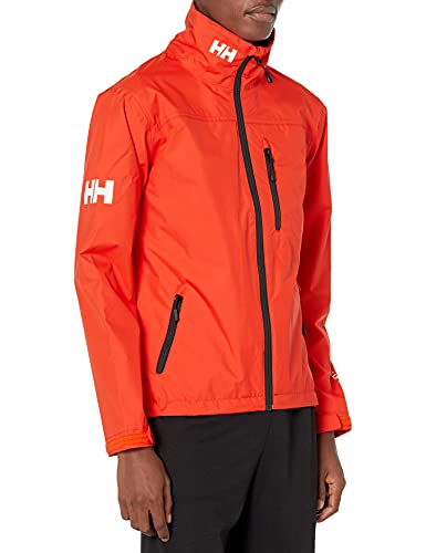 Helly-Hansen Herren Crew Wasserdicht Winddicht Atmungsaktiv Regenmantel Jacke, 147 Cherry Tomate, X-Small von Helly-Hansen