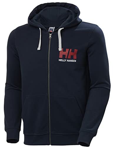 Herren Helly Hansen HH Logo Full Zip Hoodie, Marineblau, M von Helly Hansen