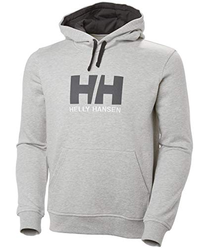 Herren Helly Hansen HH Logo Hoodie, Grau-Melange, M von Helly Hansen