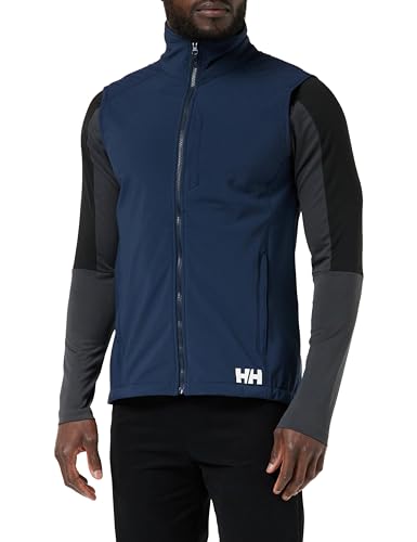 Herren Helly Hansen Paramount Softshell Vest, Marineblau, XL von Helly Hansen