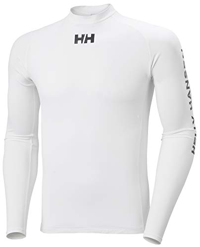 Helly Hansen Herren Segel Rashguard, S, Weiß von Helly Hansen