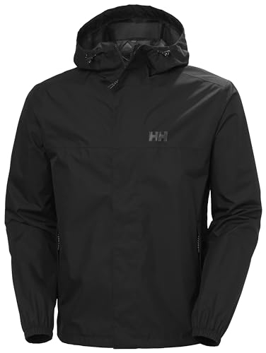 Helly Hansen Mens Vancouver Rain Jacket, Black, XL von Helly Hansen