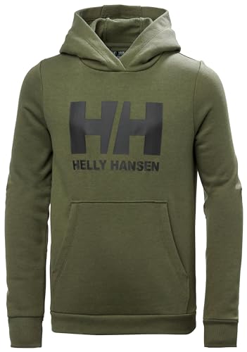 Junior Unisex Helly Hansen Jr HH Logo Hoodie 2.0, Grün, 10 von Helly Hansen