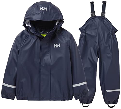 Kinder Unisex Helly Hansen K Bergen 2.0 Pu Rainset, Marineblau, 1 von Helly Hansen