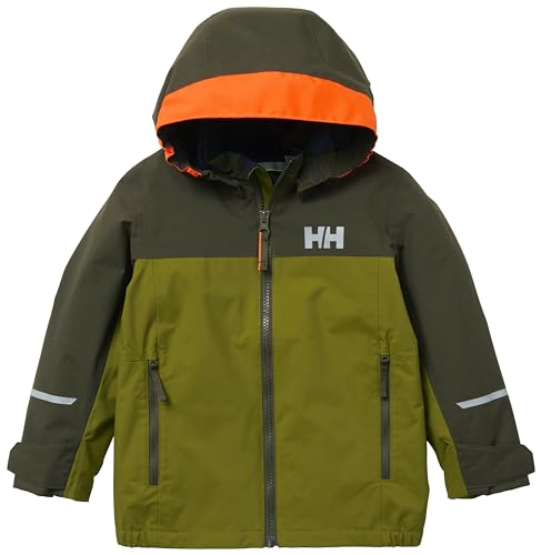 Kinder Unisex Helly Hansen K Shelter Jacket 2.0, Grün, 1 von Helly Hansen