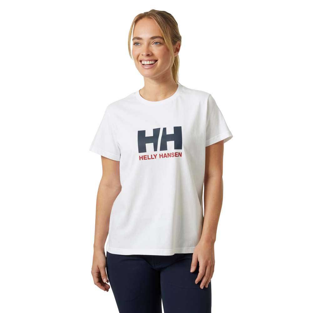 Helly Hansen Logo 2.0 Short Sleeve T-shirt Weiß XS Frau von Helly Hansen