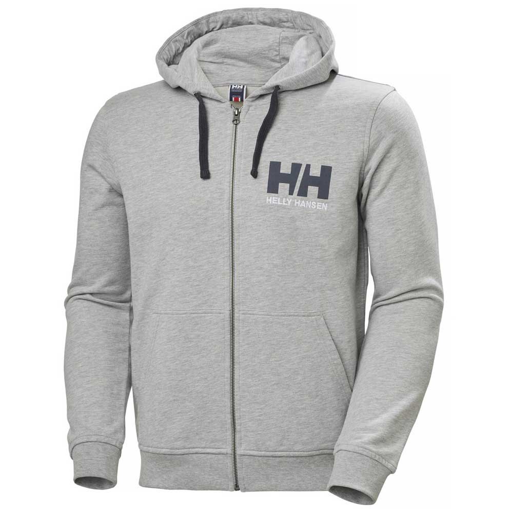 Helly Hansen Logo Full Zip Sweatshirt Grau L Mann von Helly Hansen