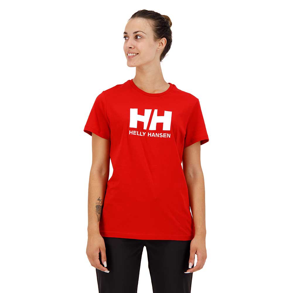 Helly Hansen Logo Short Sleeve T-shirt Rot L Frau von Helly Hansen