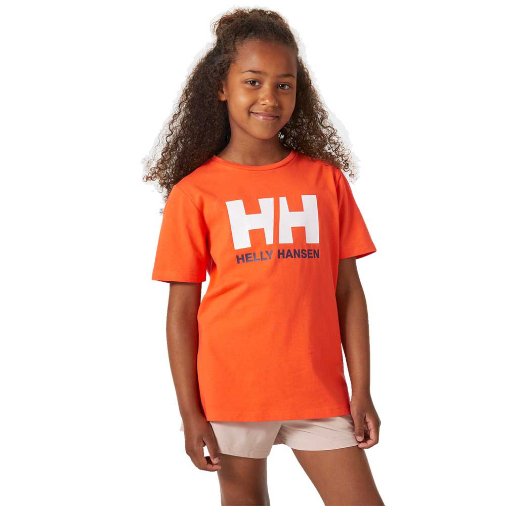 Helly Hansen Logo Short Sleeve T-shirt Orange 16 Years Junge von Helly Hansen