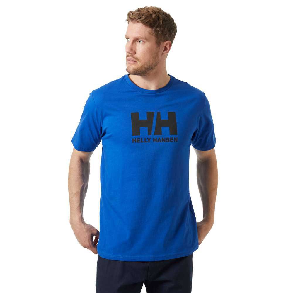 Helly Hansen Logo Short Sleeve T-shirt Blau 2XL Mann von Helly Hansen