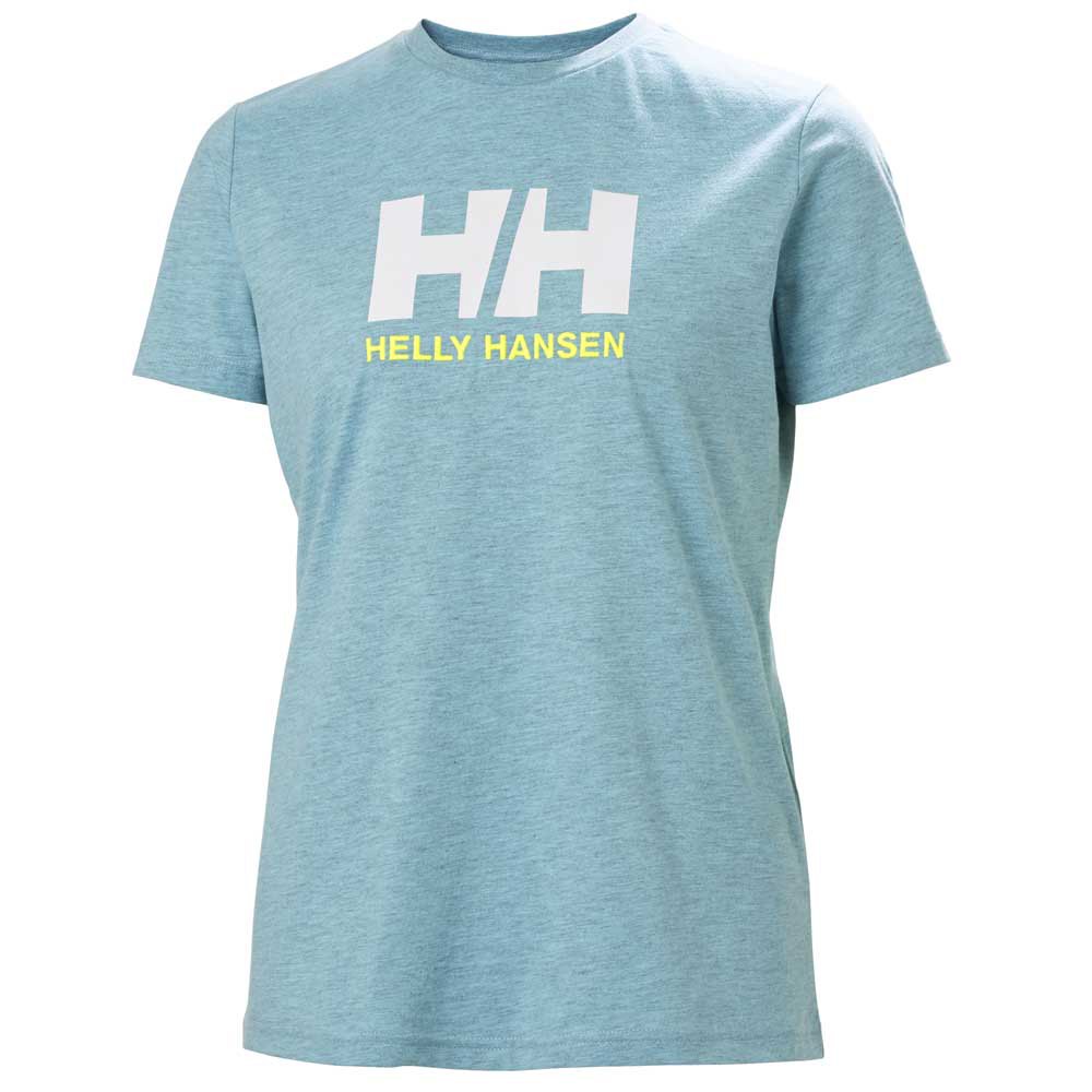 Helly Hansen Logo Short Sleeve T-shirt Blau S Frau von Helly Hansen