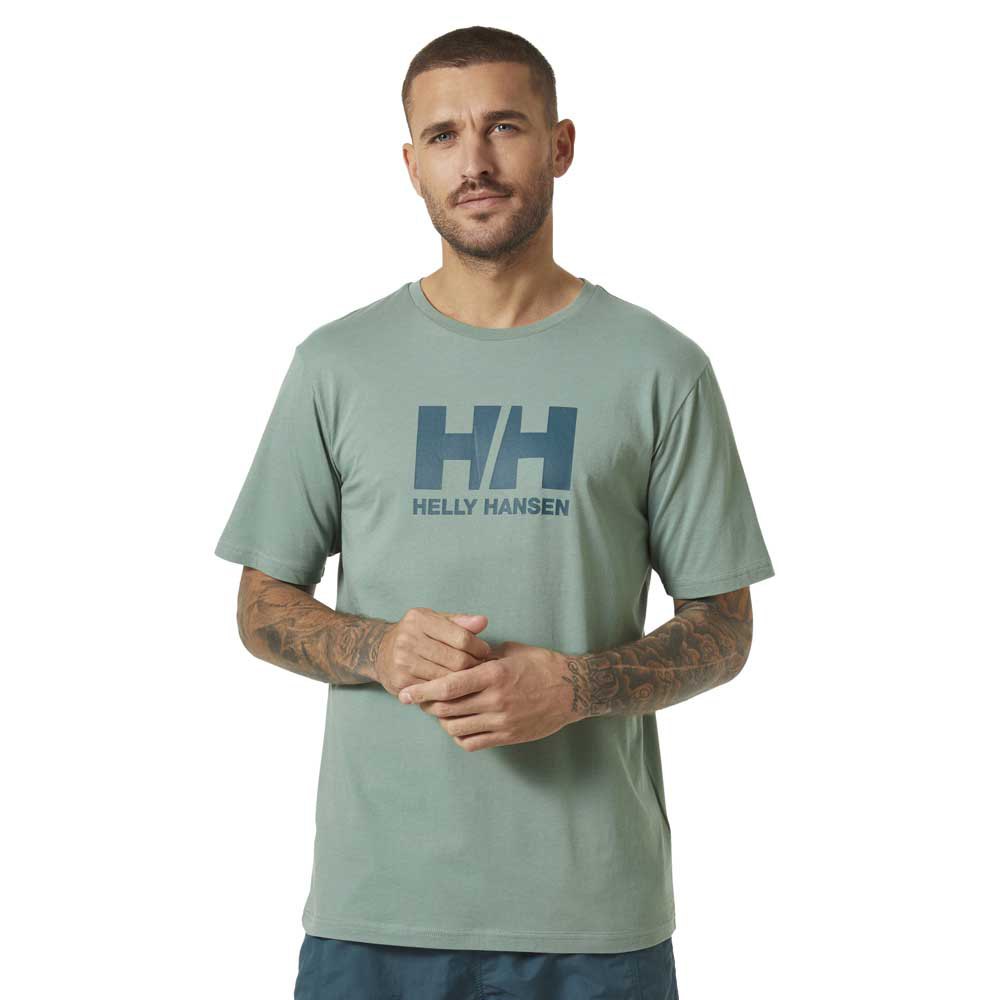 Helly Hansen Logo Short Sleeve T-shirt Grün 2XL Mann von Helly Hansen
