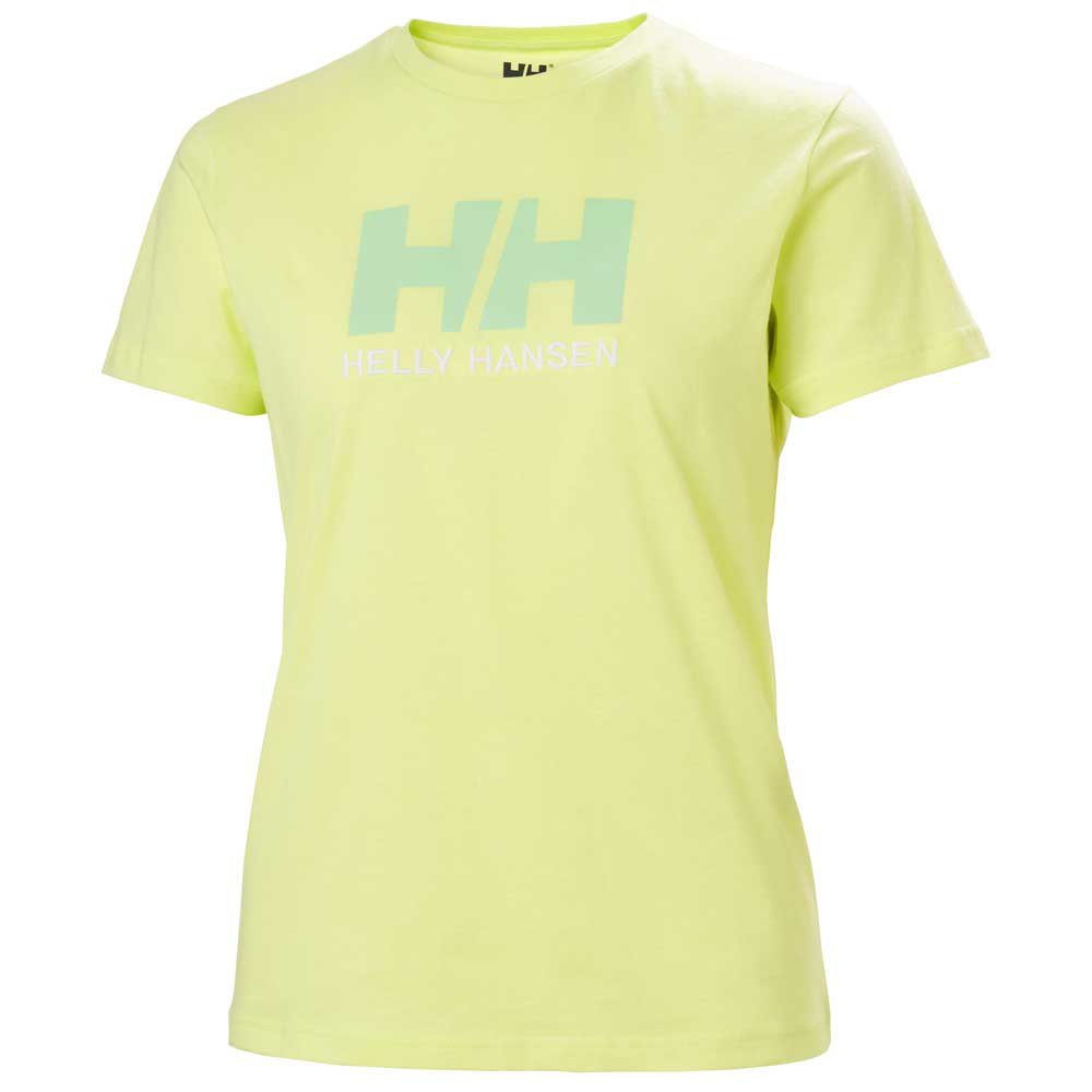 Helly Hansen Logo Short Sleeve T-shirt Grün L Frau von Helly Hansen