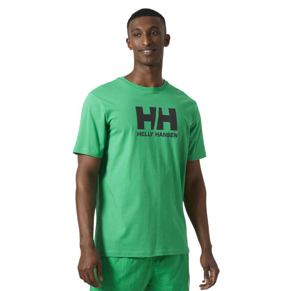 Helly Hansen Logo Short Sleeve T-shirt Grün M Mann von Helly Hansen