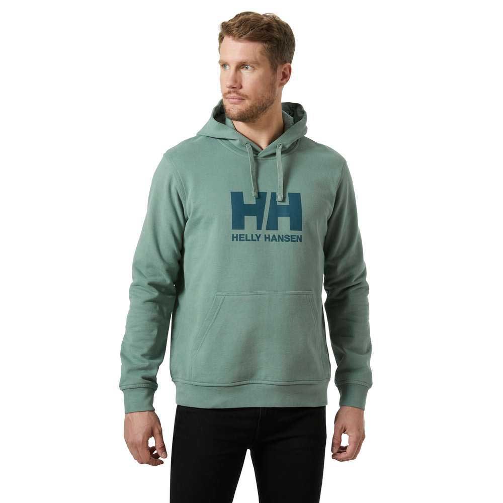 Helly Hansen Logo Sweatshirt Grün L Mann von Helly Hansen