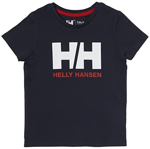 Helly Hansen Kinder Unisex HH Logo T-Shirt, 1, Marineblau von Helly Hansen