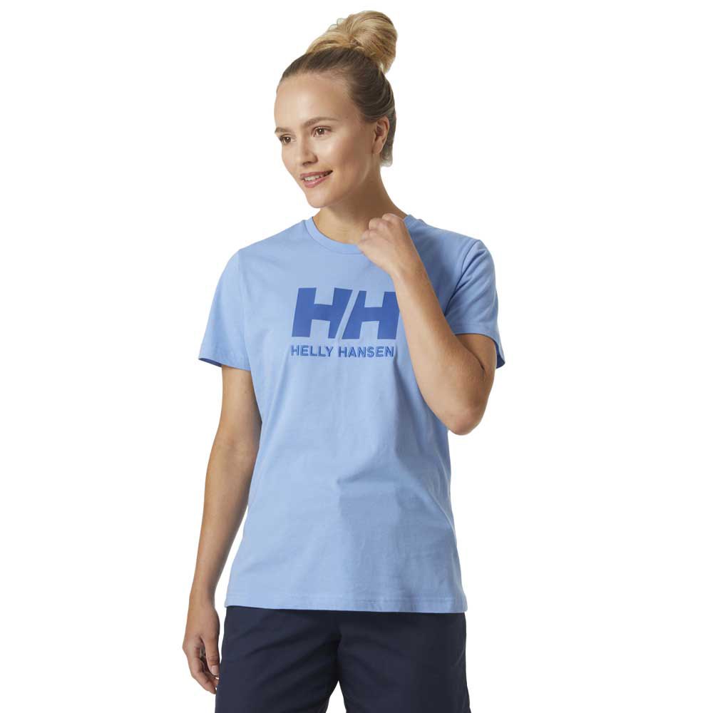 Helly Hansen Logo T-shirt Blau L Frau von Helly Hansen