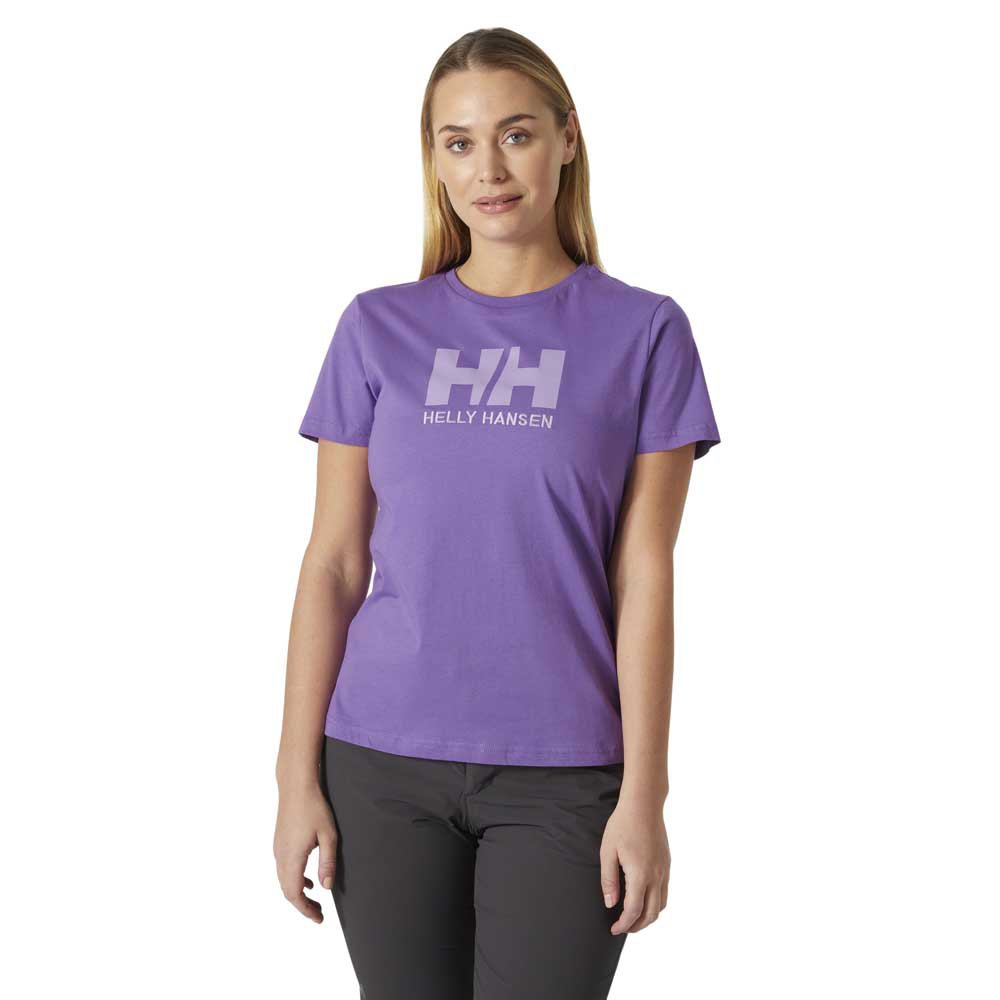Helly Hansen Logo T-shirt Lila M Frau von Helly Hansen