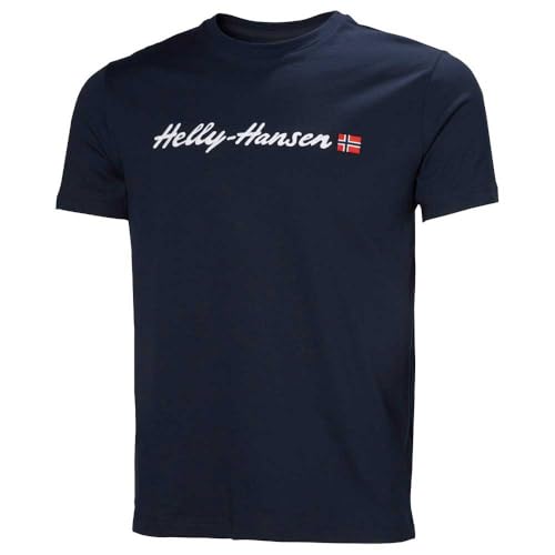 Helly Hansen Mens Core Graphic T 2.0, Navy, S von Helly Hansen