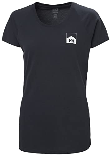 Damen Helly Hansen W Nord Graphic Drop T-Shirt, Marineblau, XS von Helly Hansen