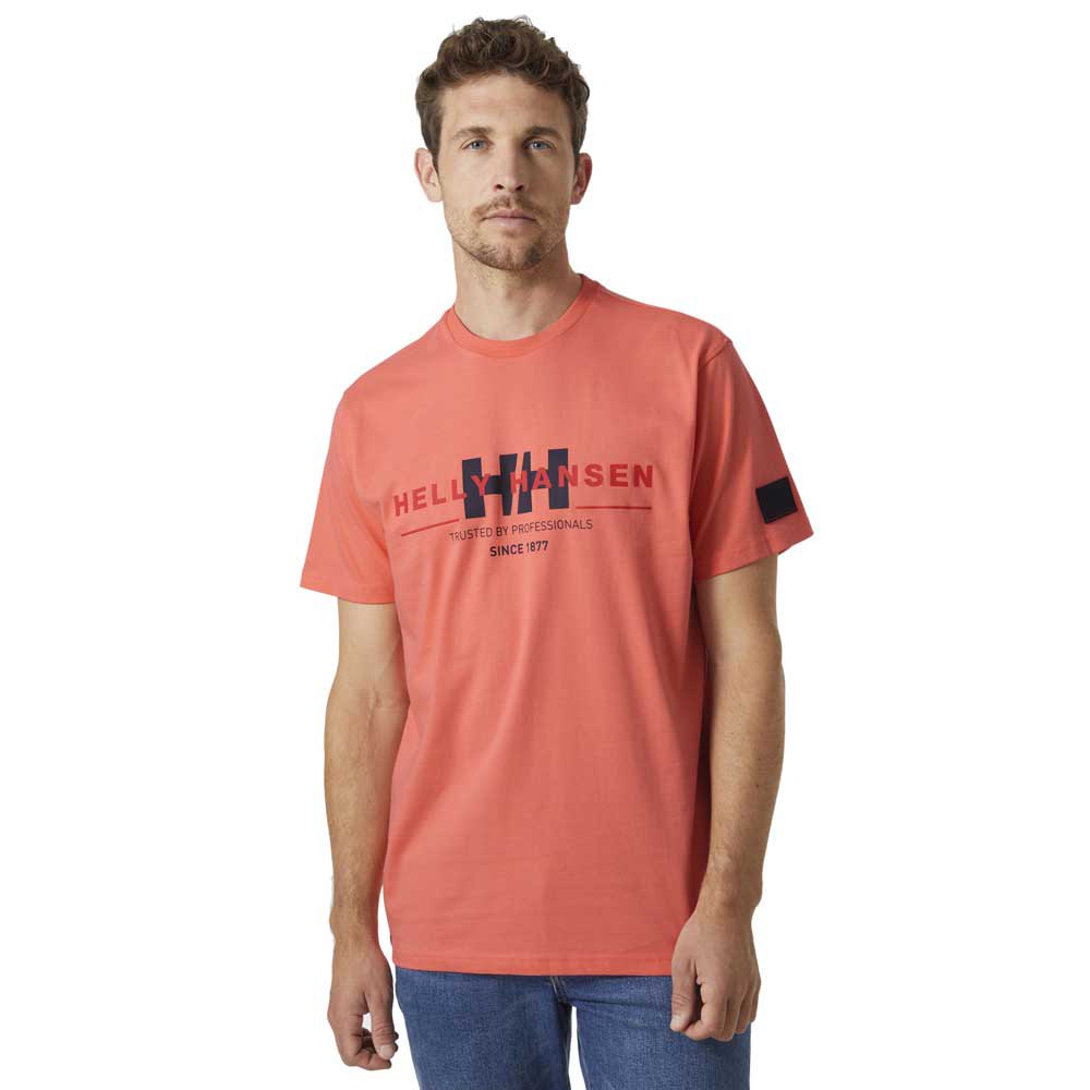 Helly Hansen Rwd Graphic Short Sleeve T-shirt Orange L Mann von Helly Hansen