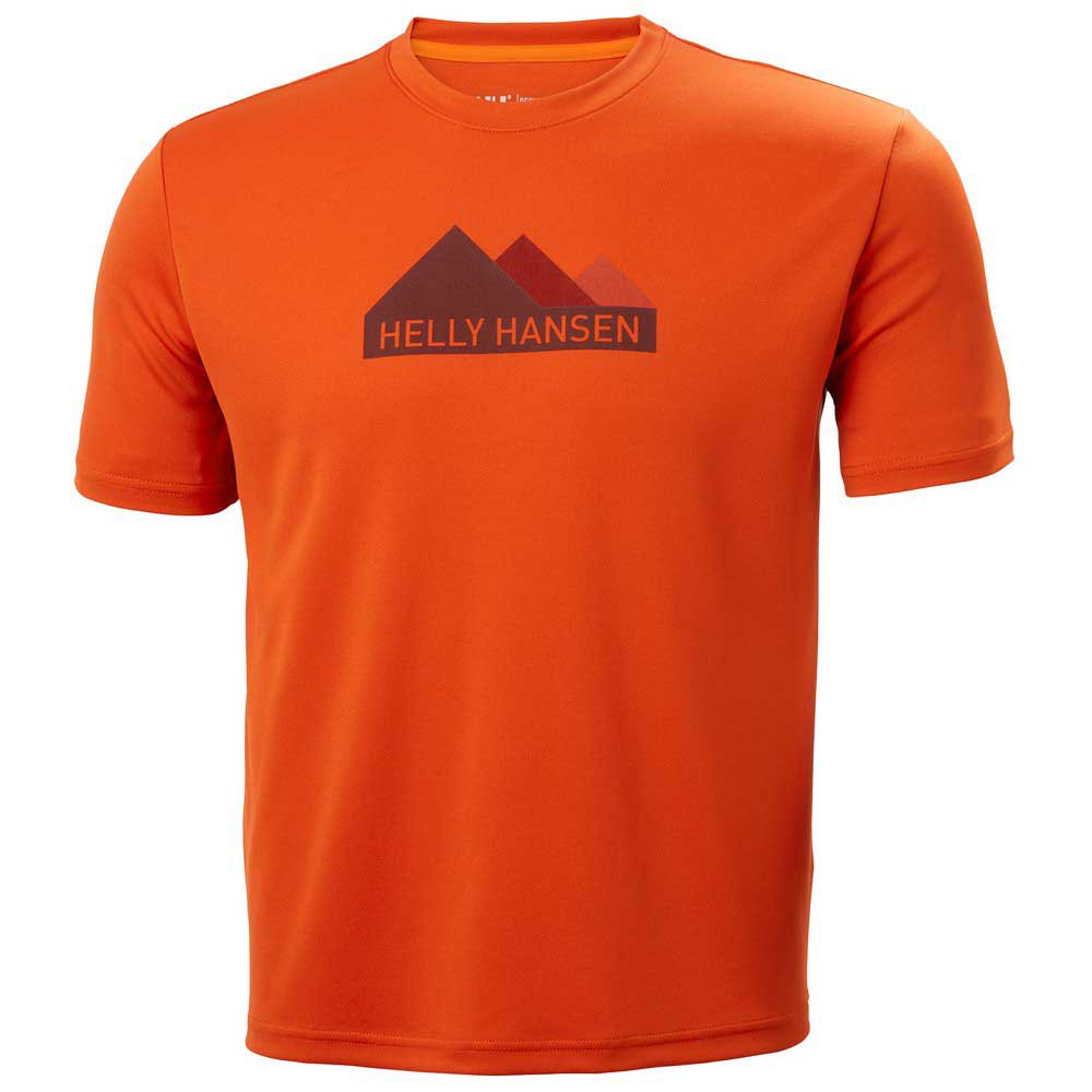 Helly Hansen Tech Graphic Short Sleeve T-shirt Orange 2XL Mann von Helly Hansen