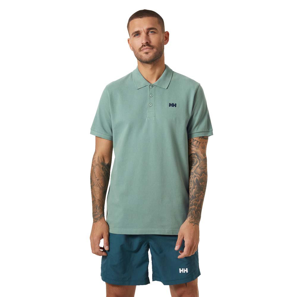 Helly Hansen Transat Short Sleeve Polo Grün S Mann von Helly Hansen