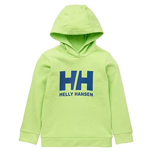 Helly Hansen Unisex Kid's HH Logo Hoodie, Green, 4 von Helly Hansen