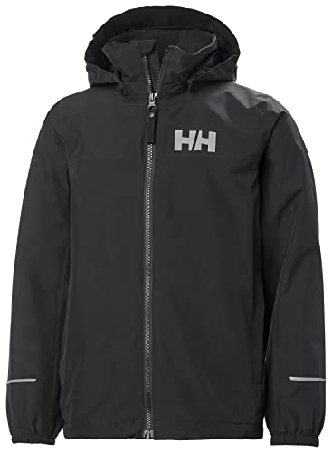 Junior Unisex Helly Hansen Jr Juell Rain Jacket, Schwarz, 14 von Helly Hansen