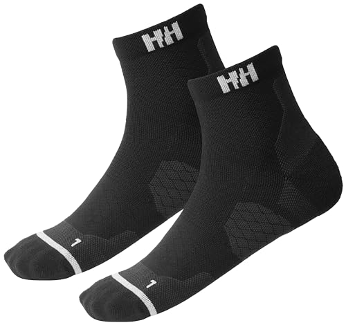 Unisex Helly Hansen Trail Sock 2Pk, Schwarz, 45-47 von Helly Hansen