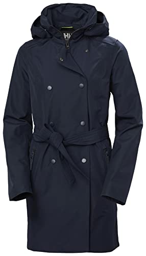 Helly Hansen Damen Wesley II Trenchcoat, M, Marineblau von Helly Hansen