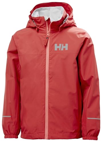 Junior Unisex Helly Hansen Jr Juell Rain Jacket, Rot, 12 von Helly Hansen