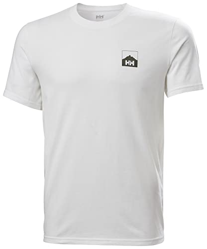 Helly Hansen Herren Nord Graphic Hh T Shirt, 002 White, L UK von Helly Hansen