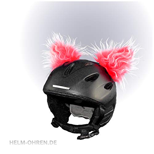 Hundeohren für Ski Helm Helmet Dog Ears Schi Helmohren für Skihelm Dalmatiner 