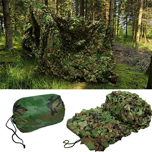 Helo Tarnnetz Tarnung Armee Jagd Camouflage Camping Bundeswehr Flecktarn S M L XL (S (3m x 1.5m)) von Helo