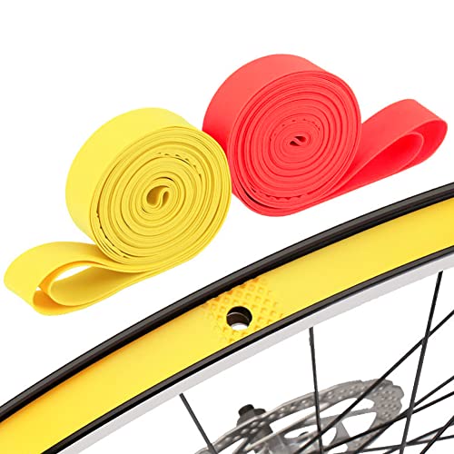 Felgenband, Rim Tape, Fahrradzubehör Felgenband, 4 Stück Fahrrad Felgen Band, Fahrradreifen Felgenband für Mountain Road Bike Fahrrad Reifen Pannenschutz von Helweet