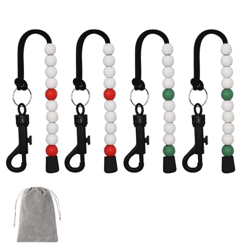 Golf Schlagzähler, Golf Zählkette, Golf Stroke Counter, Golf Score Counter, Golf Zähler Scorer, Golf Perlen Schlagzähler, Golf Score Stroke Perlen mit Clip, Geeignet für Männer Frauen Outdoor Golf Golf Schlagzähler, Golf Zählkette, Golf Stroke Counter, Golf Score Counter, Golf Zähler Scorer, Golf Perlen Schlagzähler, Golf Score Stroke Perlen mit Clip, Geeignet für Männer Frauen Outdoor Golf von Helweet