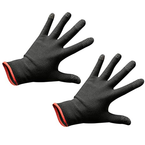 Hemobllo 2st Gaming-Touchscreen-Handschuhe Ärmel Mit Touchscreen-Handschuhen Reithandschuhe Fahrrad Handschuhe Frau Controller Für Gaming-Handschuhe Silberne Faser Dünn Regler Mann von Hemobllo