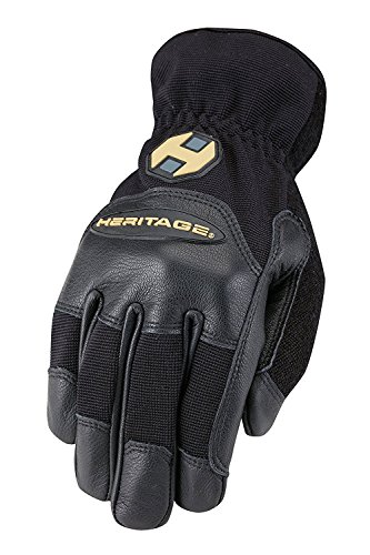 Heritage Trainer Handschuhe, HG271-07, Schwarz, 7 von Heritage Gloves